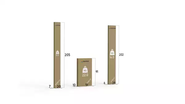 Paket för DARAB-juniorsäng enkel 80X200 med låda, vit