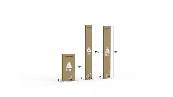 Paket för Enkel juniorsäng ERYK 90x190 med låda, furu/blå