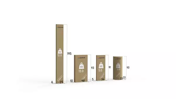Paket för Enkel juniorsäng RICO 90X190 med madrass, grafit/blå
