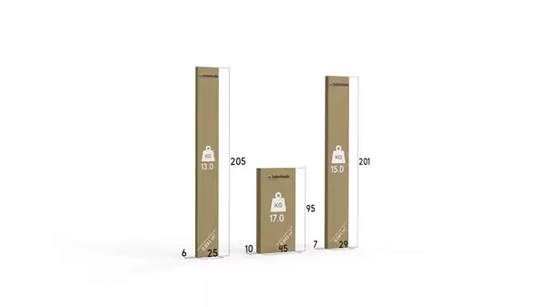 Paket för Enkel ungdomsäng KUBUŚ 90X200 med låda, furu/blå