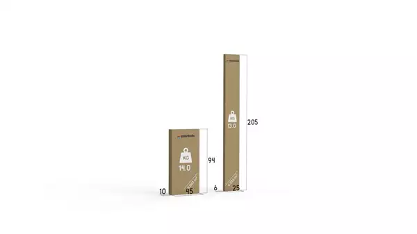 Paket för Enkel ungdomssäng ERYK 90X200, vit