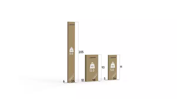Paket för Enkel ungdomssäng RICO 90X200, grafit/vit