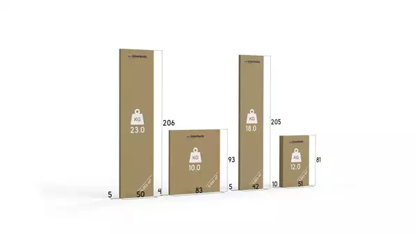 Paket för HERMES utdragbar dubbelsäng för ungdomar 80X200 med låda, vit
