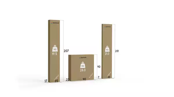 Paket för Hilton 160X200 grönt klädselt säng med förvaringslåda