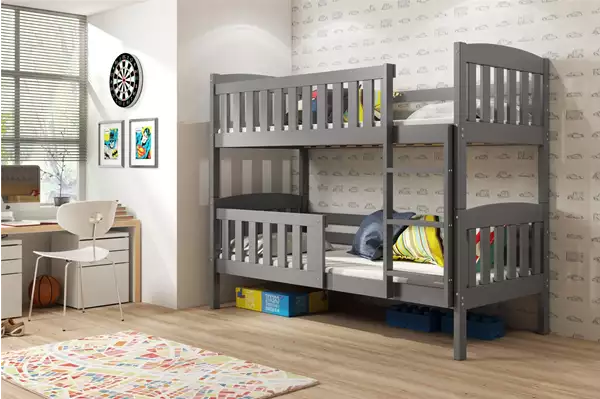 Visualisering av Junior loftsäng KUBUŚ 90X200, grafit Visualisering av Junior loftsäng KUBUŚ 90X200, grafit