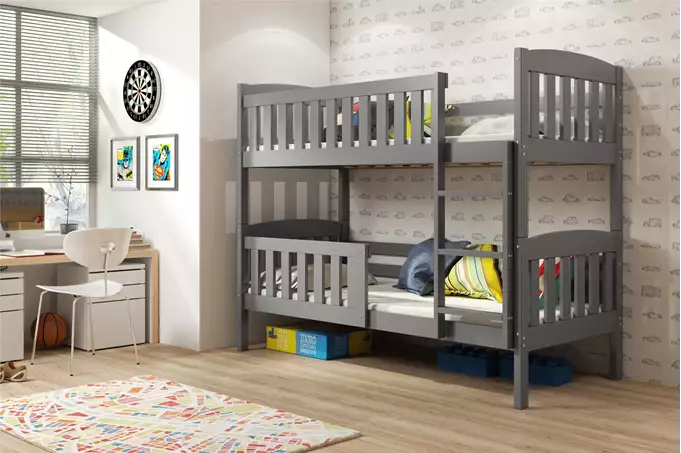 Visualisering av Junior loftsäng KUBUŚ 90X200, grafit