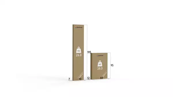 Paket för Loftsäng för ungdom KUBUŚ 90X190, furu