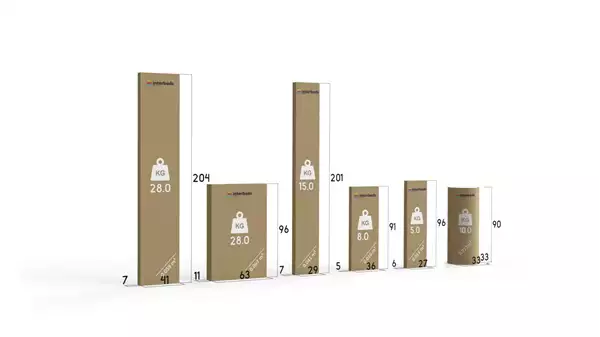 Paket för Ungdomssäng för tre personer RICO 90X200 med madrass och låda, vit