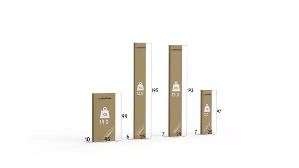 Paket för Utdragbar juniorsäng ERYK 90X190 med låda, grafit/blå