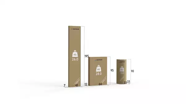 Paket för Våningssäng för ungdom KUBUŚ 90x190 med madrass, vit